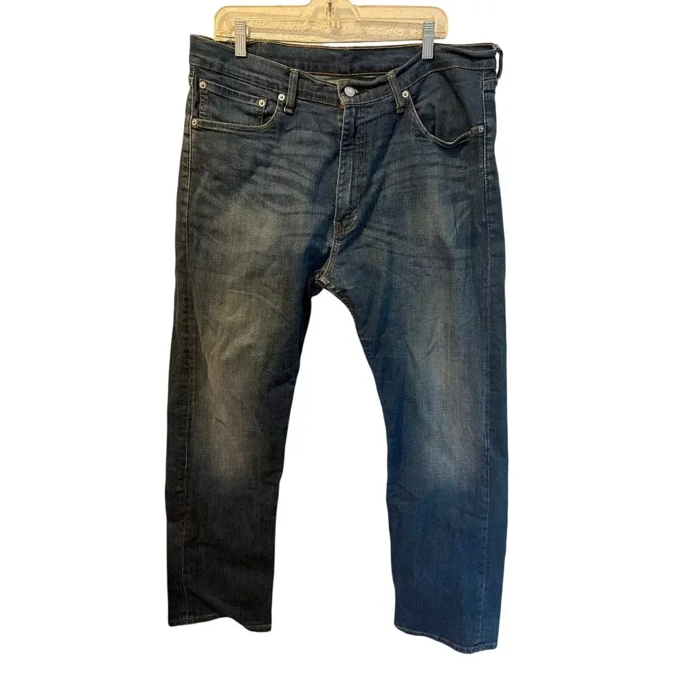 ⭐️ Men’s Levi’s 505 Straight Leg Jeans Medium Wash Size 38X32 Classic Everyday